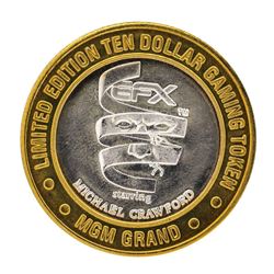 .999 Silver MGM Grand Las Vegas $10 Casino Limited Edition Gaming Token