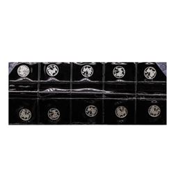 Lot of (10) Disney Mickey & Minnie Mouse Golfer 1/20 oz. .999 Fine Silver Coin R