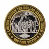 Image 2 : .999 Fine Silver Tropicana Las Vegas $10 Casino Limted Edition Gaming Token