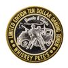 Image 1 : .999 Silver Whiskey Petes Casino Jean, Nevada $10 Limited Edition Gaming Token