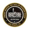 Image 2 : .999 Silver New York New York Hotel & Casino $10 Limited Edition Gaming Token