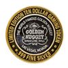 Image 1 : .999 Silver Golden Nugget Las Vegas $10 Casino Limited Edition Gaming Token