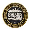 Image 2 : .999 Silver Golden Nugget Las Vegas $10 Casino Limited Edition Gaming Token
