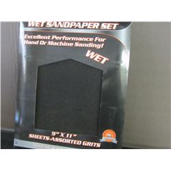 New 20 piece wet sandpaper set