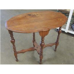 Decorative wooden table