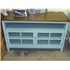 Image 1 : New Robins Egg blue wooden TV stand