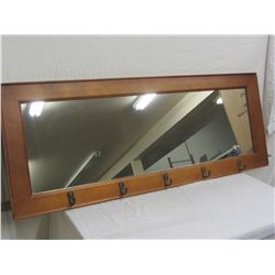 Mirror and  coat hook hanger