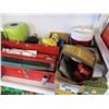 Image 2 : SHELF OF MISC TOOLS/FISHING GEAR/ROPE