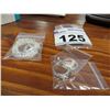 Image 1 : NEW UNISEX .925 SILVER NECKLACE AND 2 NEW .925 SILVER ENGAGEMENT SET WITH CZ STONES