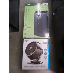 4 STAGE AIR PURIFIER/VORNADO WHOLE ROOM AIR CIRCULATOR