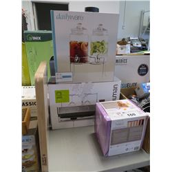 REMINGTON HAIR REMOVAL /DISH RACK/CUTTING BOARD/DAILYWARE JUICE DISPENSERS