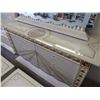 Image 2 : WHITE AND GOLD MARBLE STYLE BEDROOM SUITE (MADE IN ITALY)