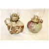 Image 2 : TWO POTTERY FINGER LANTERNS