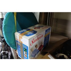 SUNBEAM HUMIDIFIER AND POP UP SUN SHADE