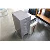 Image 1 : TWO METAL STORAGE UNITS WITH DRAWERS AND METAL BOX