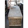 Image 2 : TWO TIER WOOD ROLLING CART