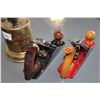 Image 3 : ACORN AND FOOTPRINT HAND PLANES AND BRASS CRAFTSMAN TORCH