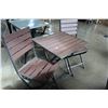 Image 1 : STONE INSERT DEMI LUNE TABLE