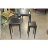 Image 2 : SET OF 3 AS NEW BLACK NESTING TABLES