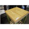 Image 3 : BUTCHER BLOCK KITCHEN ISLAND