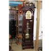 Image 1 : HOWARD MILLER SOLID MAHOGANY GRANDFATHER CLOCK, MODEL 610-289, STANDS 7FT 8 INCHES TALL, COMPLETE
