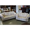 Image 1 : UPOLSTERED MODERN PILLOWBACK SOFA AND LOVESEAT