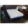 Image 1 : DOUBLE SIZE BLUE PINE BEDFRAME WITH SEALY MATTRESS