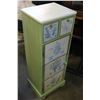 Image 1 : TOLE PAINTED WOOD SIDE CABINET