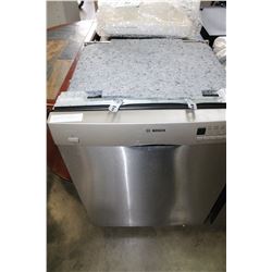 BOSCH STAINLESS BUILT IN DISHWASHER WITH STAINLESS INTERIOR