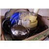 Image 2 : BOX OF KITCHEN APPLIANCE ETC AND GEORGE FORMAN GRILL