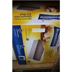 BROADSTONE QUEENSIZE MEMORY FOAM AIR MATTRESS