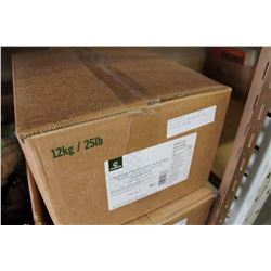 25LB BOX OF GOLDEN BOY DRY ROASTED CASHEWS