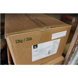 25LB BOX OF GOLDEN BOY DRY ROASTED CASHEWS