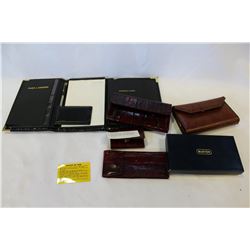 VINTAGE EELSKIN PORTFOLIO AND ACCESSORIES AND BUXTON WALLET