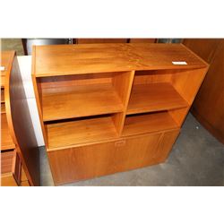 TEAK DROP FRONT CABINET