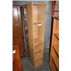 Image 1 : 6 FOOT MAPLE FINISH BOOKSHELF