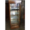 Image 1 : ILLUMINATED GLASS DISPLAY CASE