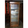Image 1 : ILLUMINATED GLASS DISPLAY CASE