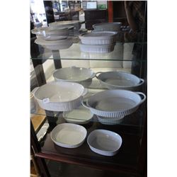 LOT OF CORNING BAKING DISHES