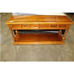 SKLAR PEPPLAR WALNUT CONSOLE TABLE