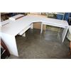 Image 1 : 3 PIECE WHITE CORNER DESK