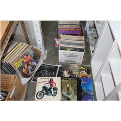 THREE BOXES OF RECORDS