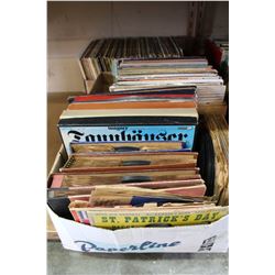 THREE BOXES OF RECORDS