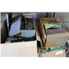 Image 1 : THREE BOXES OF MODEL TRAINS AND SCENERY
