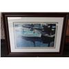 Image 1 : LARGE FRAMED MODERN BOATING PICTURE