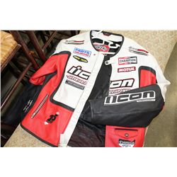 LEATHER RACING JACKET