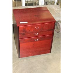 3 DRAWER WOODEN FILING CABINET