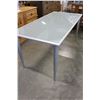 Image 2 : METAL AND GLASSTOP TABLE