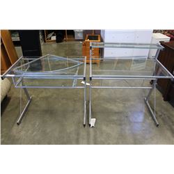 MODERN GLASSTOP DESK