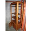 Image 2 : OAK SHELF UNIT WITH CUPBOARD